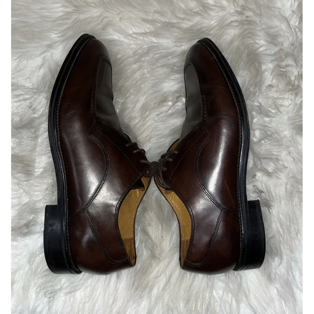 Cole Haan Brown Leather‎ Oxford Dress Shoes Size 9.5M